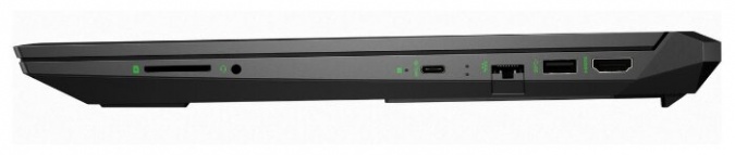 Ноутбук HP Pavilion Gaming 16-a0043ur (2Y4F8EA), темно-серый/ярко-зеленый хромированный логотип фото 4