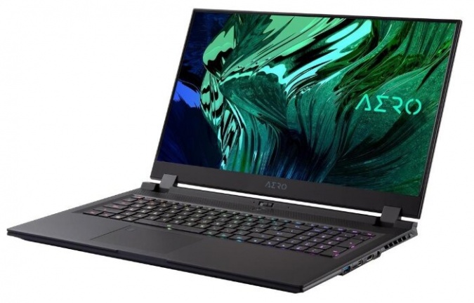 Ноутбук GIGABYTE AERO 17 HDR (RTX 30 Series) YC-9RU4760SP (9RP77YC05AM371RU00), черный фото 3