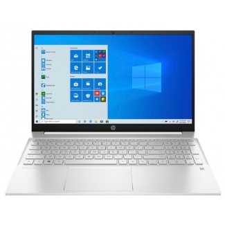 Ноутбук HP PAVILION 15-eh0014ur (280K5EA), белая керамика/естественный серебристый