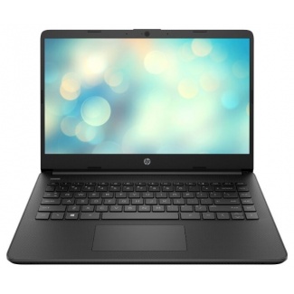 Ноутбук HP 14s-fq0025ur (22P63EA), черный