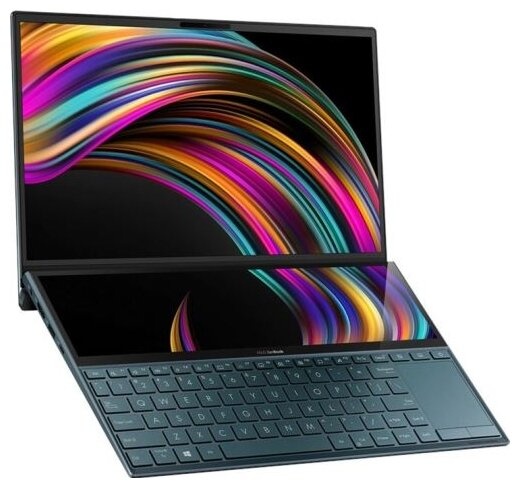 Ноутбук ASUS ZenBook Duo UX481FL-BM024TS (90NB0P61-M01510), небесно-голубой  купить в Москве в интернет магазине Shop-Noutbuk.ru
