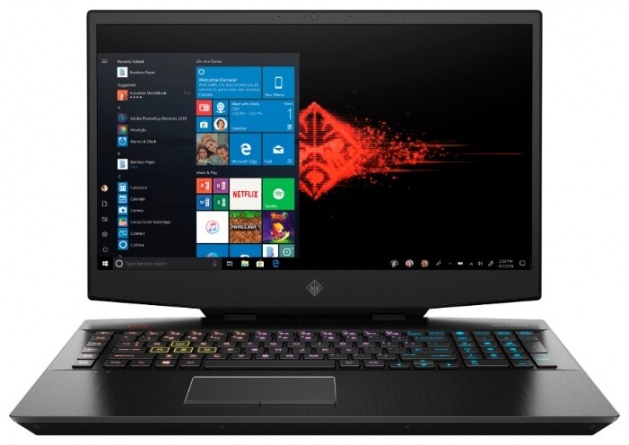 Ноутбук HP OMEN 17-cb1059ur (2Y9R7EA), таинственный черный фото 1