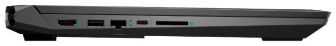 Ноутбук HP PAVILION 15-dk1077ur (2Z7G6EA), темно-серый/зеленый хромированный логотип фото 4