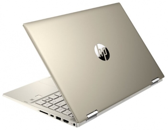 Ноутбук HP PAVILION x360 14-dw0036ur (22M74EA), теплый золотистый/ярко-золотистый фото 4