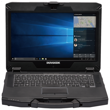 Ноутбук DURABOOK S14I Standard (E-S14AKT1921788), черный фото 1