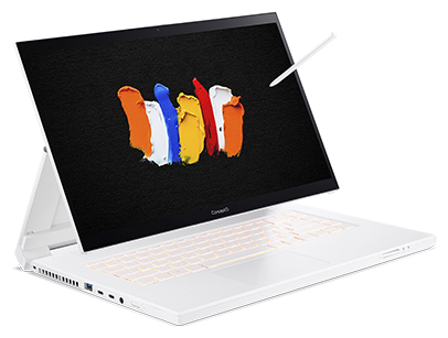 Ноутбук Acer ConceptD 7 Ezel (CC715-71) (NX.C5BER.001), белый фото 3