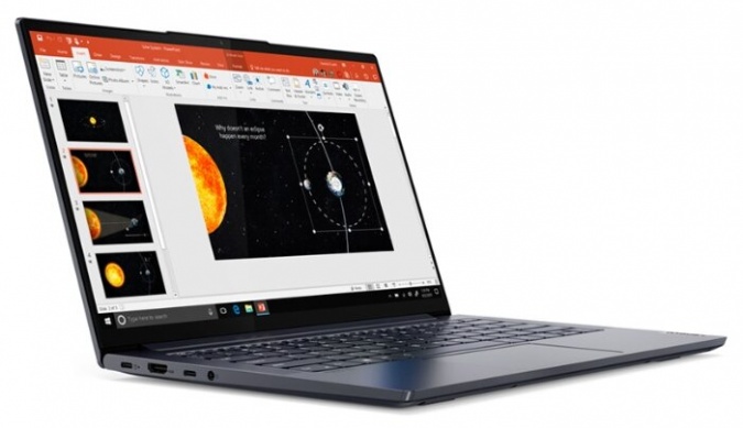 Ноутбук Lenovo Yoga Slim 7 14IIL05 (82A100H6RU), slate grey фото 2