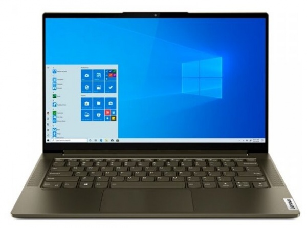 Ноутбук Lenovo Yoga Slim 7 14IIL05 (82A1008BRU), dark moss фото 1