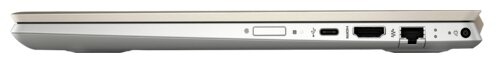 Ноутбук HP PAVILION 14-ce1000 (6AT49EA, PAVILION 14-ce1011ur), бледно-золотистый/серебристый фото 4