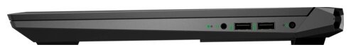 Ноутбук HP PAVILION 15-dk0105ur (22N25EA), темно-серый/зеленый хромированный логотип фото 6