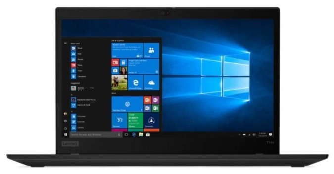 Ноутбук Lenovo ThinkPad T14s Gen 1 (20T0001YRT), черный фото 1