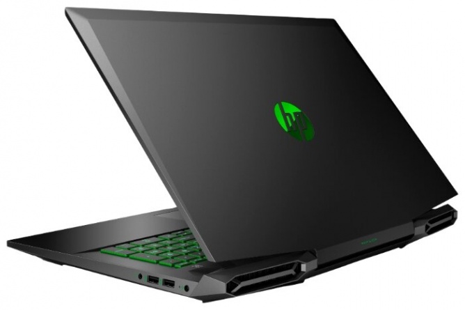 Ноутбук HP PAVILION 17-cd1048ur (22R60EA), темно-серый/зеленый хромированный логотип фото 6