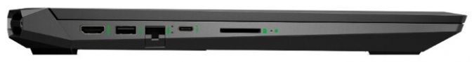 Ноутбук HP PAVILION 17-cd1061ur (22V38EA), темно-серый/зеленый хромированный логотип фото 4