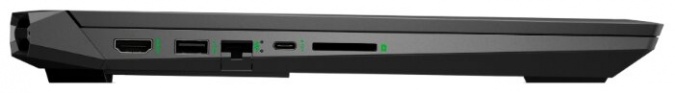 Ноутбук HP PAVILION 15-dk0089ur (22N24EA), темно-серый/зеленый хромированный логотип фото 5