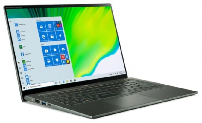 Ноутбук Acer Swift 5 SF514-55GT-73SA (NX.HXAER.004), зеленый фото 2