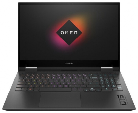 Ноутбук HP OMEN 15-ek0038ur (22P14EA), таинственный черный фото 1