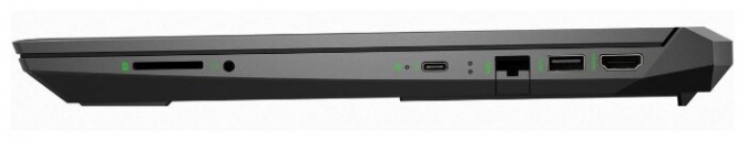 Ноутбук HP Pavilion 15-ec1061ur (22N70EA), темно-серый/зеленый хромированный логотип фото 6