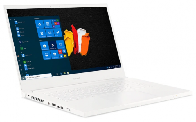 Ноутбук Acer ConceptD 3 CN315-72-746N (NX.C5WER.002), белый фото 3