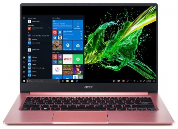 Ноутбук Acer SWIFT 3 SF314-57-527S (NX.HJKER.008), розовый фото 1