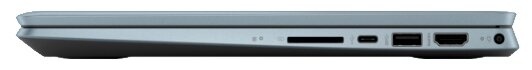 Ноутбук HP PAVILION x360 14-dh1006ur (104A3EA), голубой/пепельно-серебристый фото 2