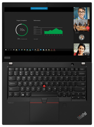 Ноутбук Lenovo ThinkPad X13 Gen 1 (20T2003SRT), black фото 4