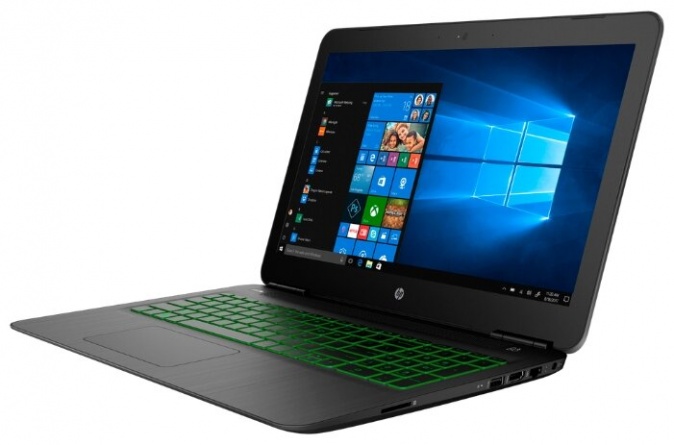 Ноутбук HP PAVILION 15-dp0000 (5AS68EA), темно-серый/зеленый хромированный логотип фото 3