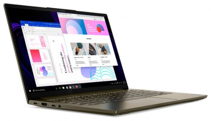 Ноутбук Lenovo Yoga Slim 7 14IIL05 (82A1008BRU), dark moss фото 4