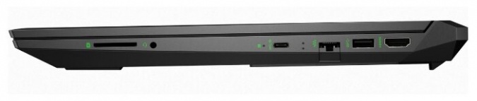 Ноутбук HP Pavilion Gaming 16-a0041ur (2X0P9EA), темно-серый/ярко-зеленый хромированный логотип фото 5