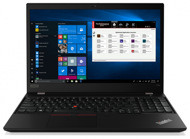 Ноутбук Lenovo ThinkPad P15s Gen 1 (20T4000URT), black фото 1