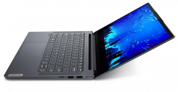 Ноутбук Lenovo Yoga Slim 7 14IIL05 (82A100H6RU), slate grey фото 4