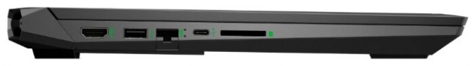 Ноутбук HP PAVILION 15-dk1065ur (2X0R4EA), темно-серый/зеленый хромированный логотип фото 4