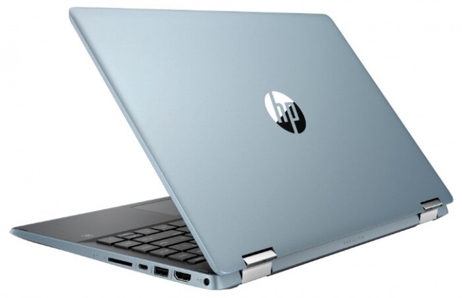 Ноутбук HP PAVILION x360 14-dh1006ur (104A3EA), голубой/пепельно-серебристый фото 4