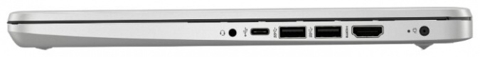 Ноутбук HP 14s-dq1 (8PJ21EA), естественный серебряный фото 5