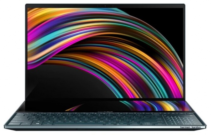 Ноутбук ASUS ZenBook Pro Duo UX581LV-H2025R (90NB0RQ1-M02150), темно-синий фото 1