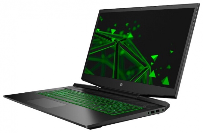 Ноутбук HP PAVILION 17-cd1049ur (22Q89EA), темно-серый/зеленый хромированный логотип фото 3